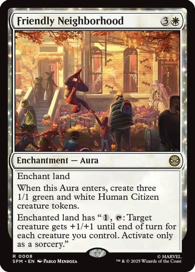 Friendly Neighborhood Marvel's Spider-Man Magic card