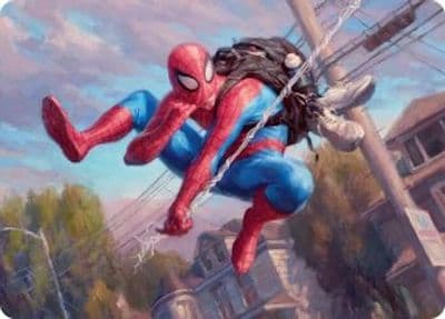 Spider Man Web Slinger Art Card Art Series: Marvel's Spider-Man Magic card