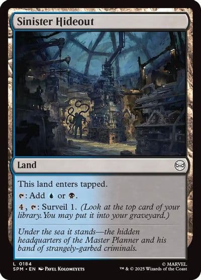 Sinister Hideout Marvel's Spider-Man Magic card