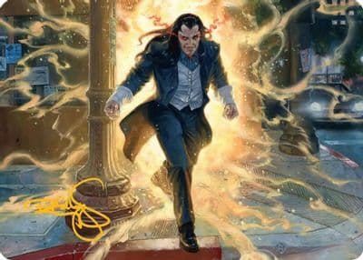 Morlun Devourer of Spiders Art Card Gold Stamped Signature Art Series: Marvel's Spider-Man Magic card