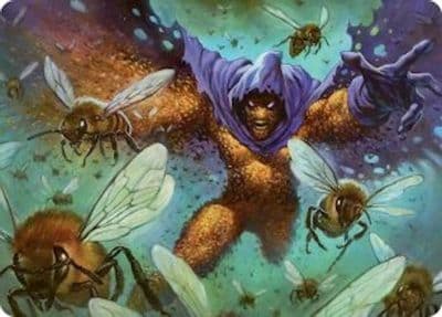 Swarm Being of Bees Art Card Art Series: Marvel's Spider-Man Magic card