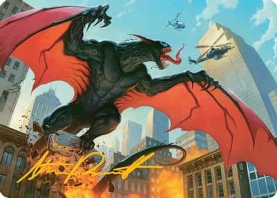 Grendel Spawn of Knull Art Card Gold Stamped Signature Art Series: Marvel's Spider-Man Magic card