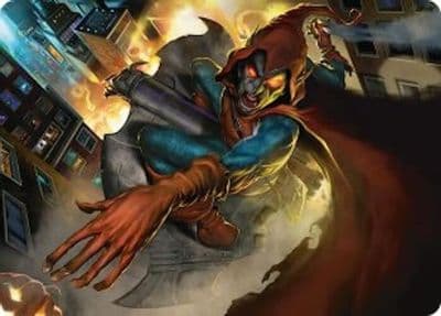 Hobgoblin Mantled Marauder Art Card Art Series: Marvel's Spider-Man Magic card