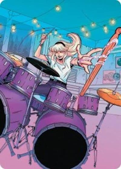 Gwen Stacy Art Card 34 54 Art Series: Marvel's Spider-Man Magic card