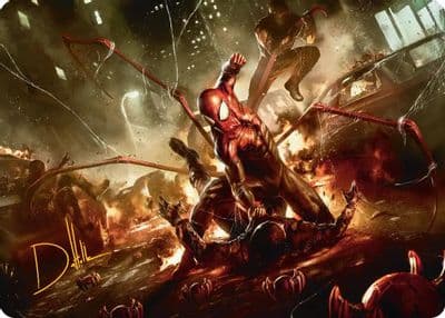 Superior Spider Man Art Card Gold Stamped Signature Art Series: Marvel's Spider-Man Magic card