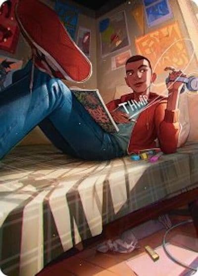 Miles Morales Art Card Art Series: Marvel's Spider-Man Magic card