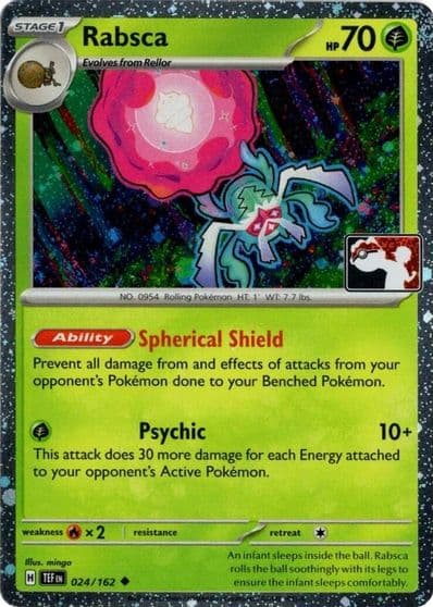 Rabsca (Cosmos Holo) Prize Pack Series Cards Pokemon card