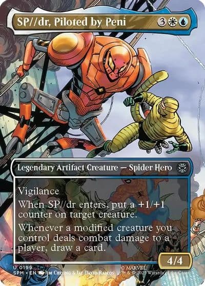 SP dr Piloted by Peni Borderless Marvel's Spider-Man Magic card