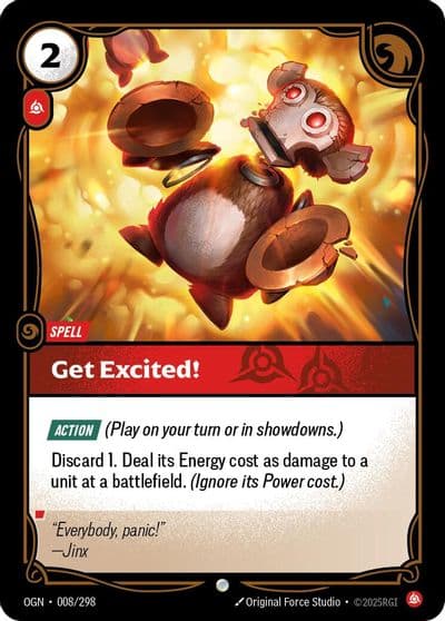 Get Excited Origins Riftbound card