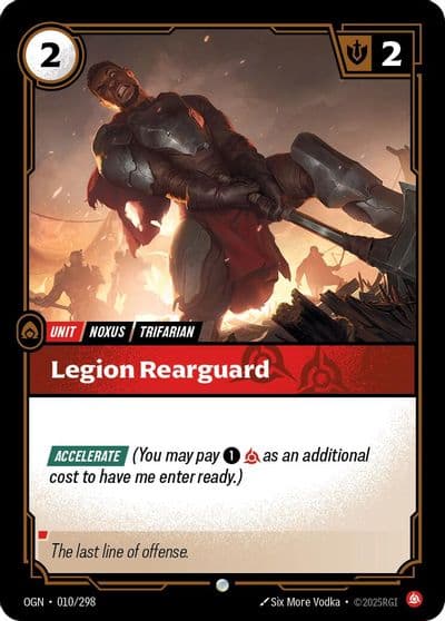 Legion Rearguard Origins Riftbound card