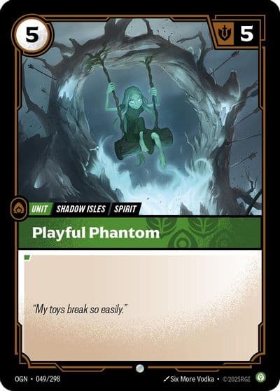 Playful Phantom Origins Riftbound card