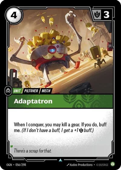 Adaptatron Origins Riftbound card