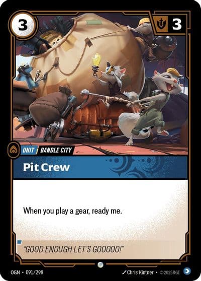 Pit Crew Origins Riftbound card