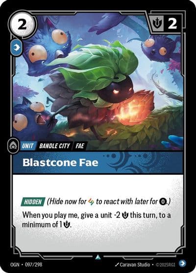 Blastcone Fae Origins Riftbound card