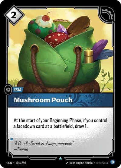 Mushroom Pouch Origins Riftbound card