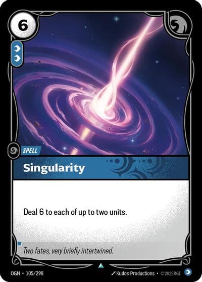 Singularity Origins Riftbound card