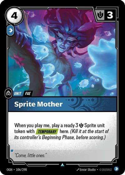 Sprite Mother Origins Riftbound card