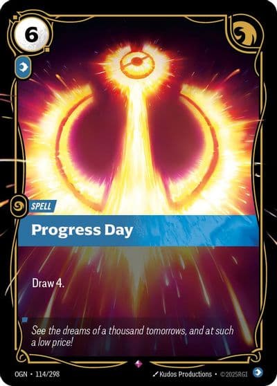 Progress Day Origins Riftbound card