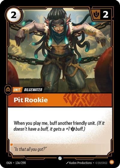 Pit Rookie Origins Riftbound card