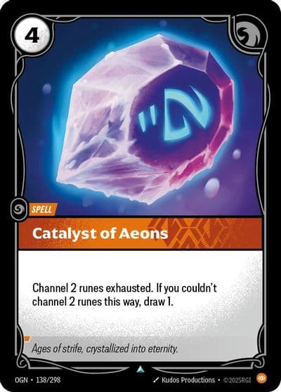 Catalyst of Aeons Origins Riftbound card
