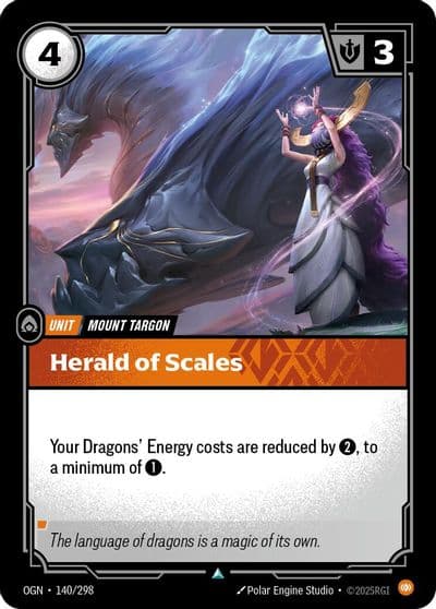 Herald of Scales Origins Riftbound card