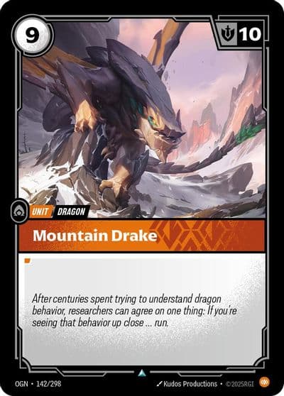 Mountain Drake Origins Riftbound card