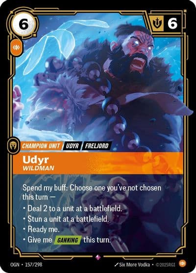 Udyr Wildman Origins Riftbound card