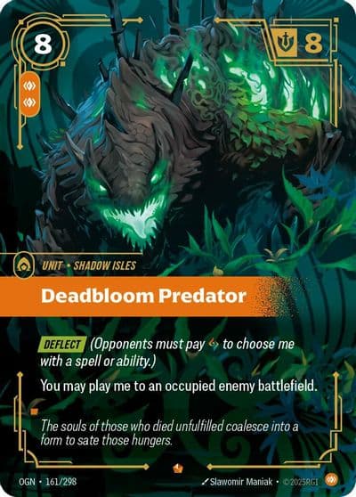 Deadbloom Predator Origins Riftbound card