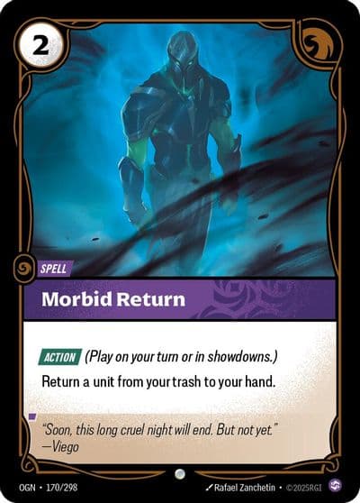Morbid Return Origins Riftbound card