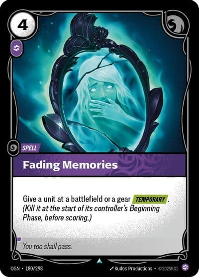 Fading Memories Origins Riftbound card