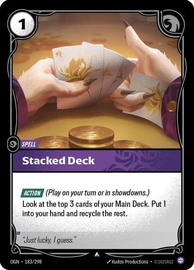 Stacked Deck Origins Riftbound card
