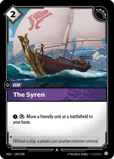 The Syren Origins Riftbound card