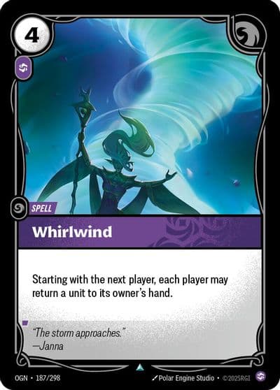 Whirlwind Origins Riftbound card