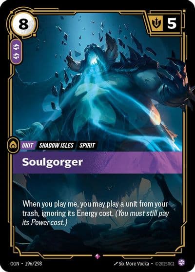 Soulgorger Origins Riftbound card