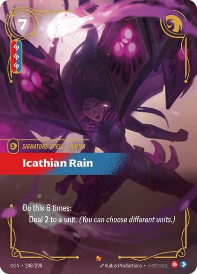 Icathian Rain Origins Riftbound card
