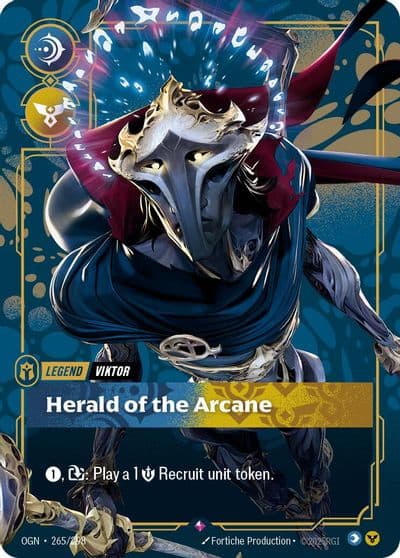 Viktor Herald of the Arcane Origins Riftbound card