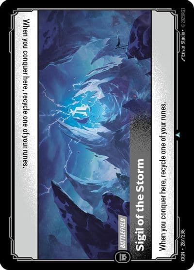 Sigil of the Storm Origins Riftbound card