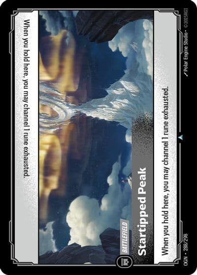 Startipped Peak Origins Riftbound card