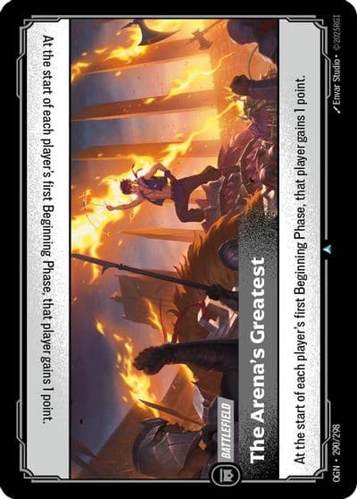 The Arenas Greatest Origins Riftbound card