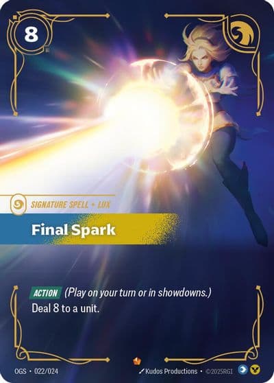 Final Spark Origins: Proving Grounds Riftbound card