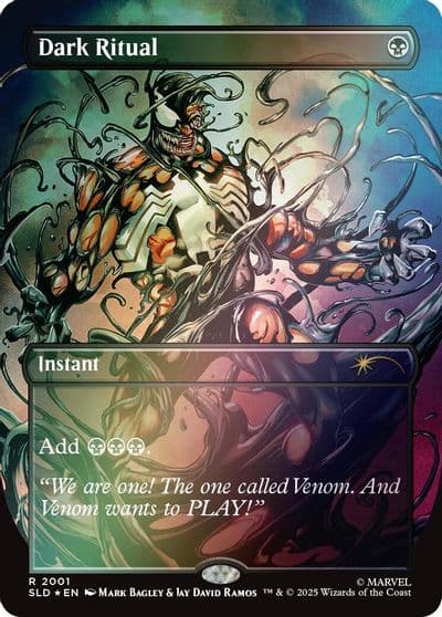 Dark Ritual 2001 Rainbow Foil Secret Lair Drop Series Magic card