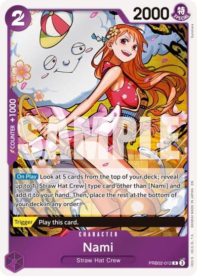 Nami Premium Booster -The Best- Vol. 2 One Piece card