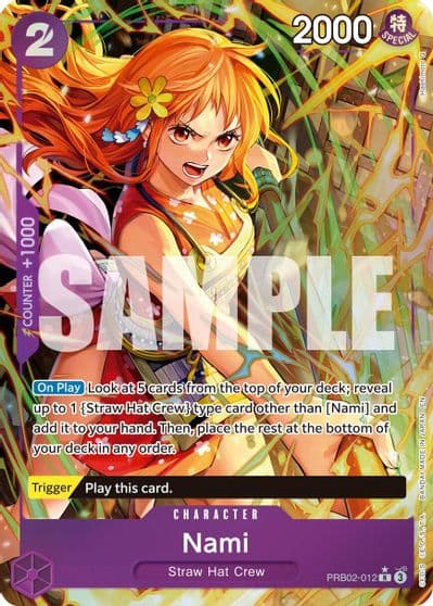 Nami Alternate Art Premium Booster -The Best- Vol. 2 One Piece card