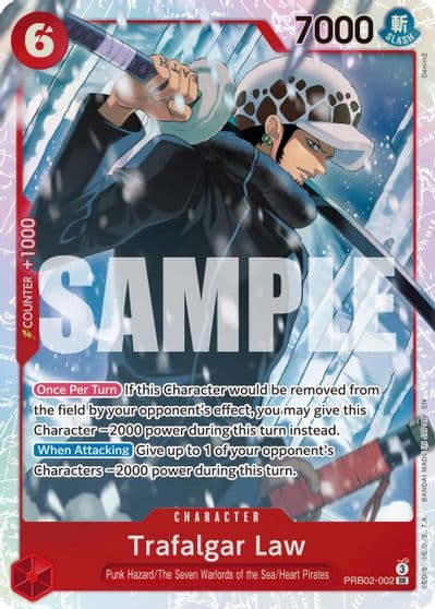 Trafalgar Law PRB02 002 Premium Booster -The Best- Vol. 2 One Piece card