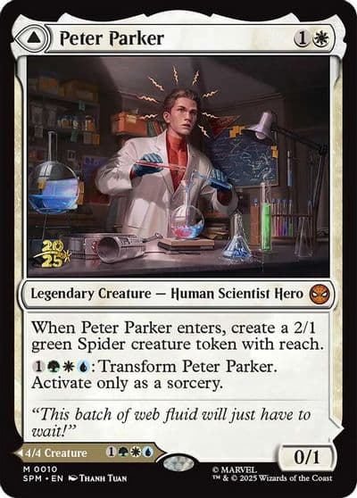Peter Parker Prerelease Cards Magic card