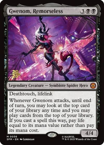 Gwenom Remorseless Prerelease Cards Magic card