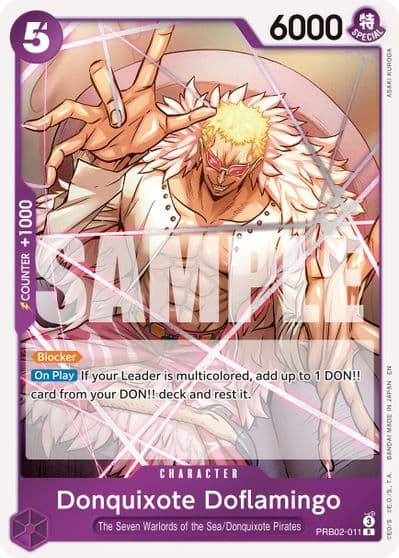 Donquixote Doflamingo Premium Booster -The Best- Vol. 2 One Piece card