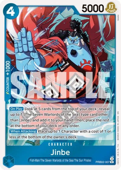 Jinbe PRB02 007 Premium Booster -The Best- Vol. 2 One Piece card