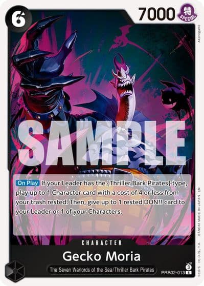 Gecko Moria Premium Booster -The Best- Vol. 2 One Piece card