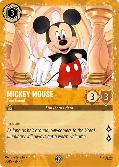 Mickey Mouse True Friend Puzzle Promo Disney Lorcana Promo Cards Lorcana card